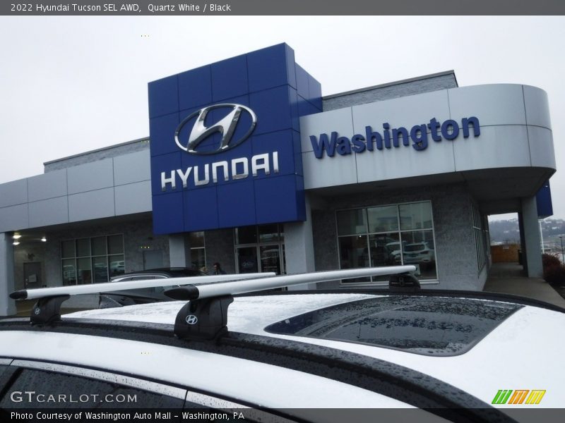 Quartz White / Black 2022 Hyundai Tucson SEL AWD