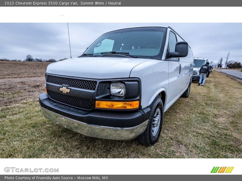 Summit White / Neutral 2013 Chevrolet Express 3500 Cargo Van