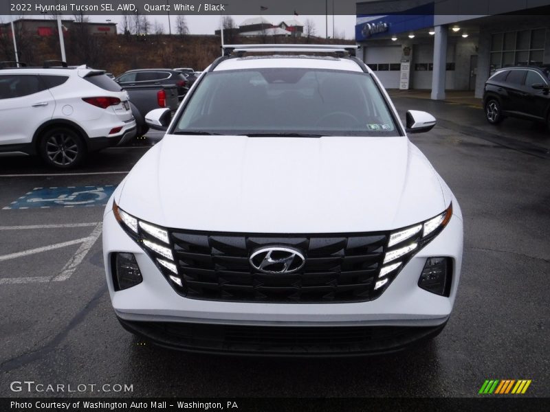 Quartz White / Black 2022 Hyundai Tucson SEL AWD