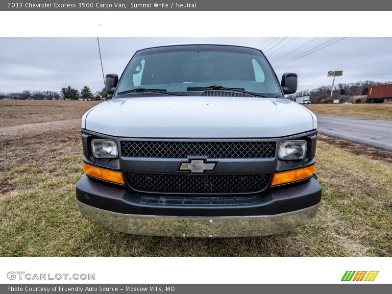 Summit White / Neutral 2013 Chevrolet Express 3500 Cargo Van
