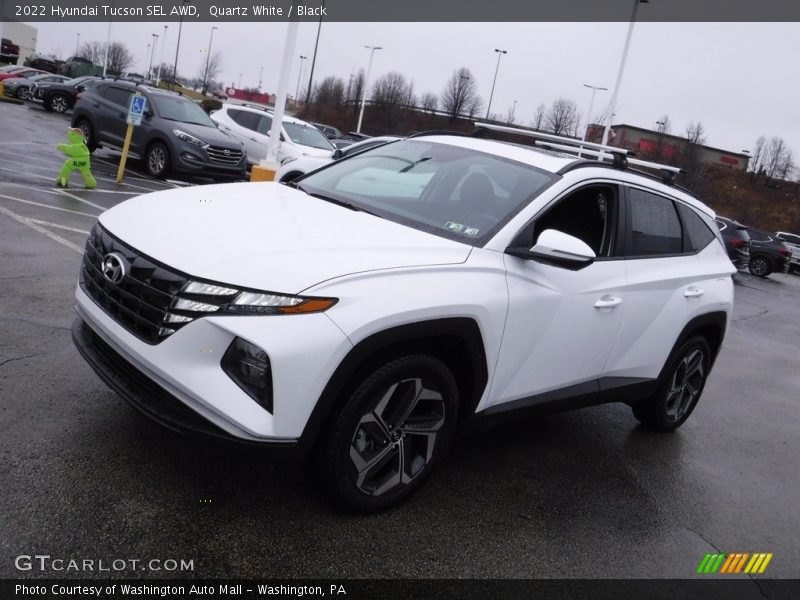 Quartz White / Black 2022 Hyundai Tucson SEL AWD