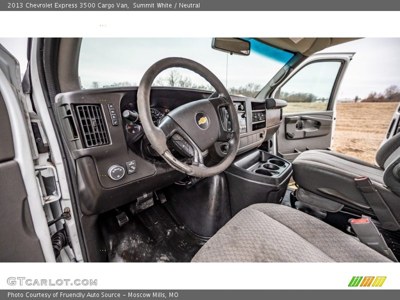 Summit White / Neutral 2013 Chevrolet Express 3500 Cargo Van