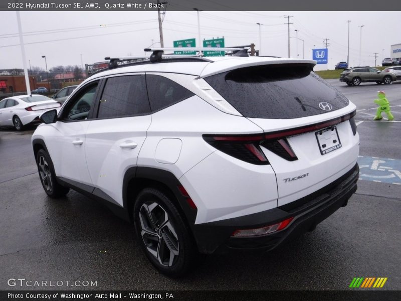 Quartz White / Black 2022 Hyundai Tucson SEL AWD