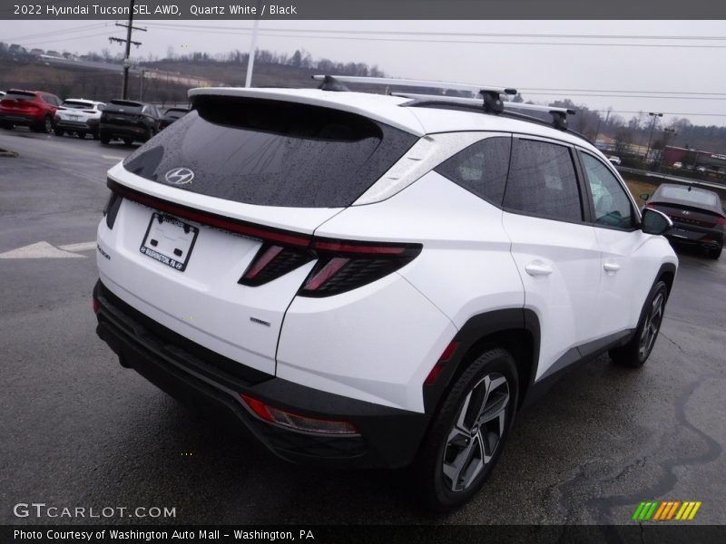 Quartz White / Black 2022 Hyundai Tucson SEL AWD