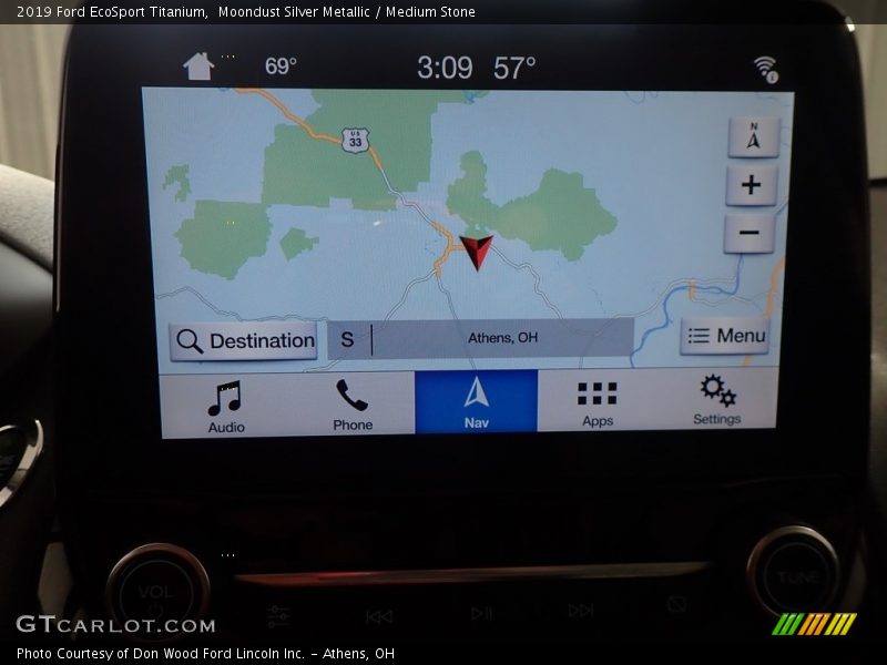 Moondust Silver Metallic / Medium Stone 2019 Ford EcoSport Titanium