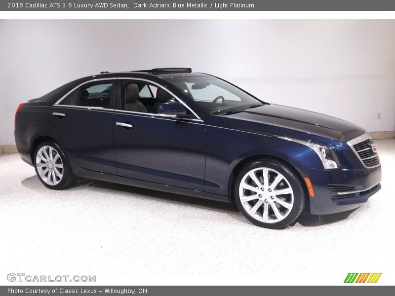  2016 ATS 3.6 Luxury AWD Sedan Dark Adriatic Blue Metallic