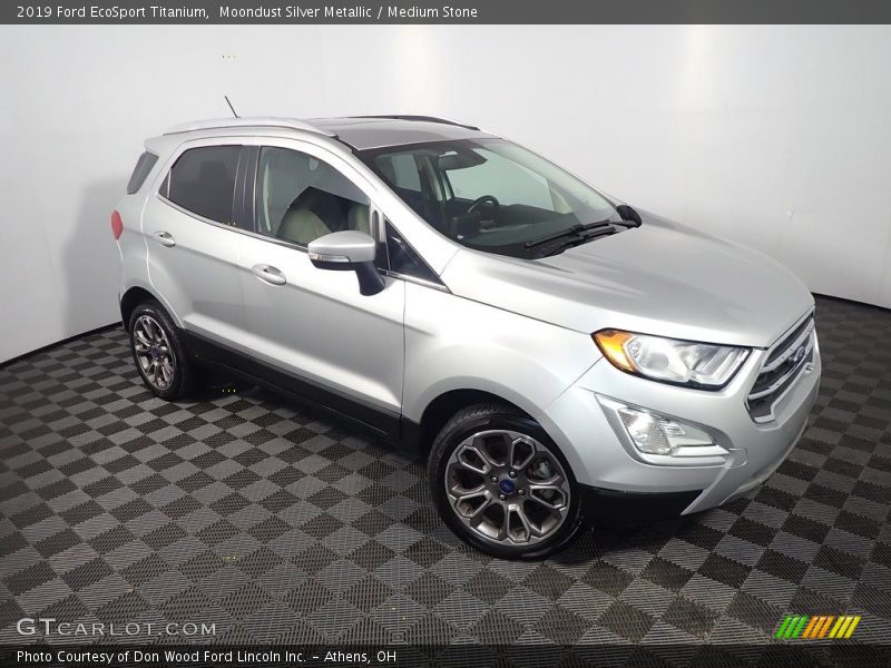 Moondust Silver Metallic / Medium Stone 2019 Ford EcoSport Titanium