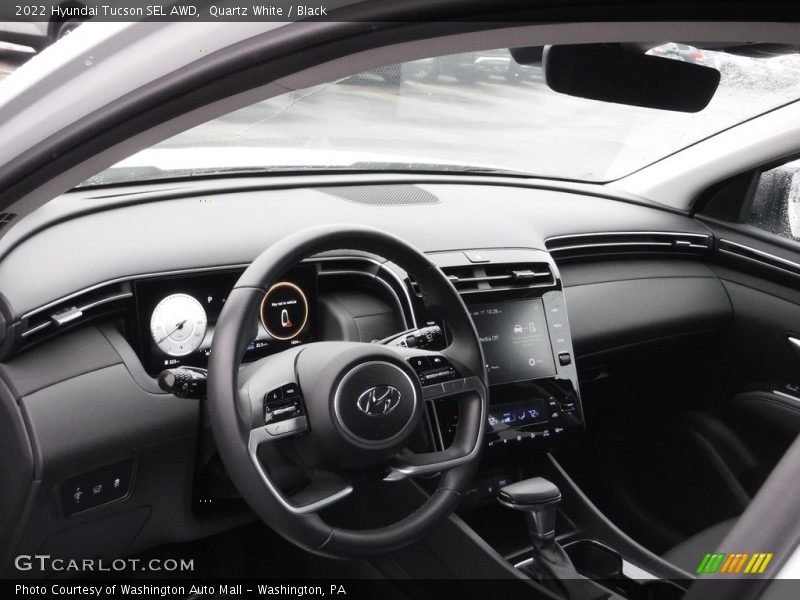 Quartz White / Black 2022 Hyundai Tucson SEL AWD