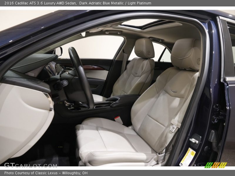 Front Seat of 2016 ATS 3.6 Luxury AWD Sedan