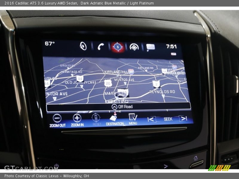 Navigation of 2016 ATS 3.6 Luxury AWD Sedan