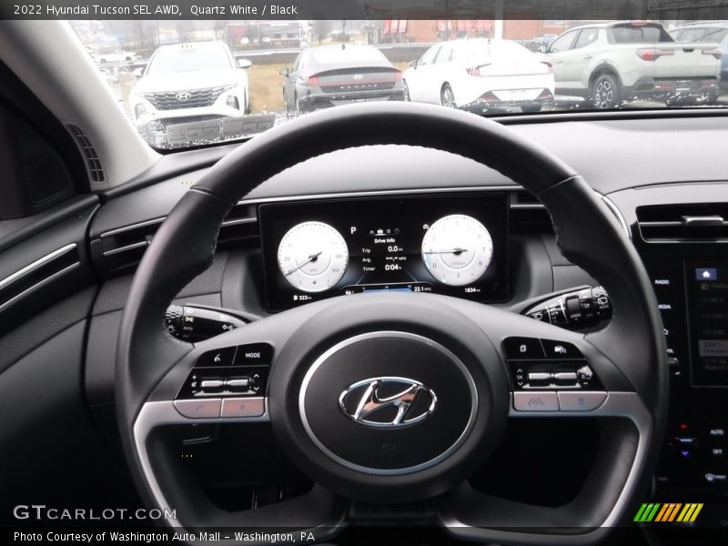 Quartz White / Black 2022 Hyundai Tucson SEL AWD