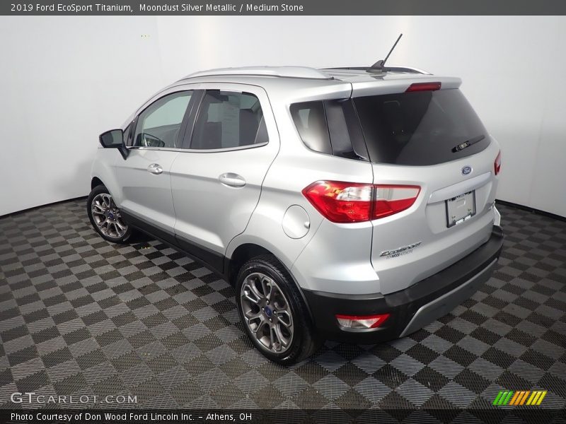 Moondust Silver Metallic / Medium Stone 2019 Ford EcoSport Titanium