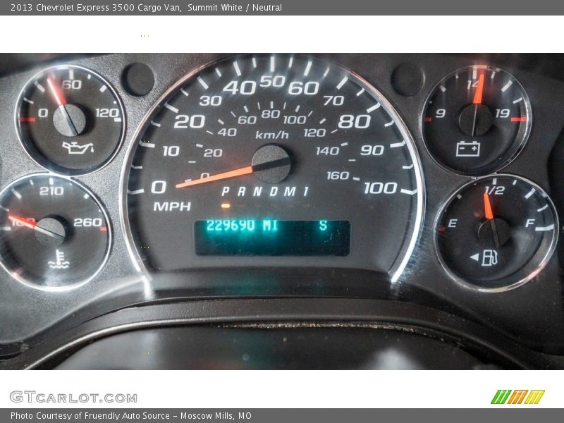 Summit White / Neutral 2013 Chevrolet Express 3500 Cargo Van