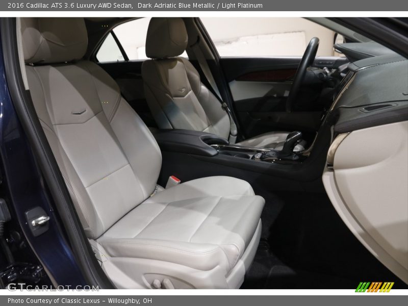 Front Seat of 2016 ATS 3.6 Luxury AWD Sedan