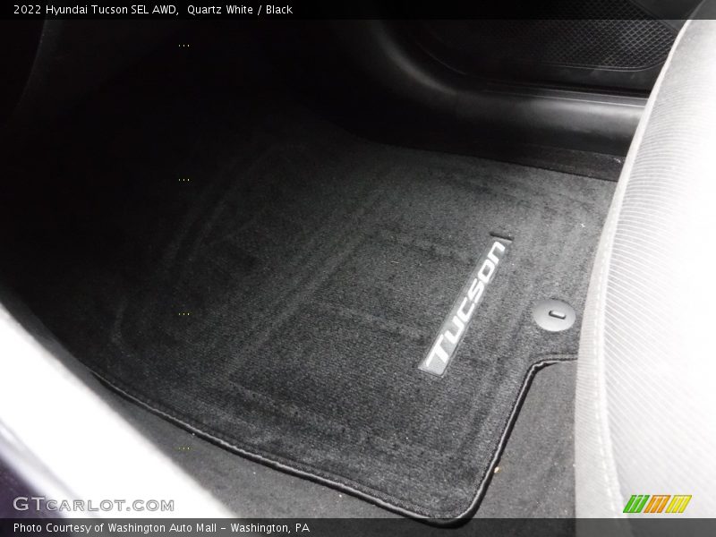 Quartz White / Black 2022 Hyundai Tucson SEL AWD