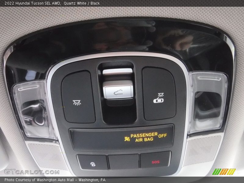 Quartz White / Black 2022 Hyundai Tucson SEL AWD