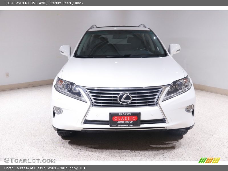 Starfire Pearl / Black 2014 Lexus RX 350 AWD