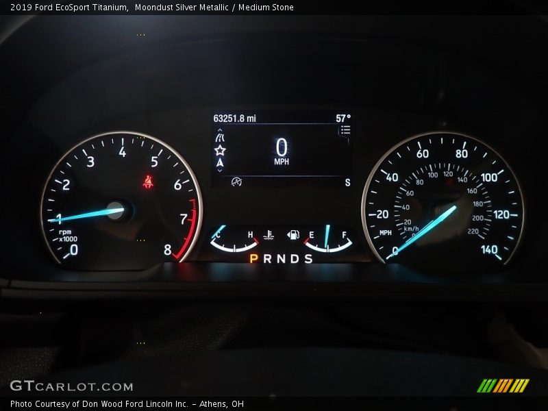 Moondust Silver Metallic / Medium Stone 2019 Ford EcoSport Titanium