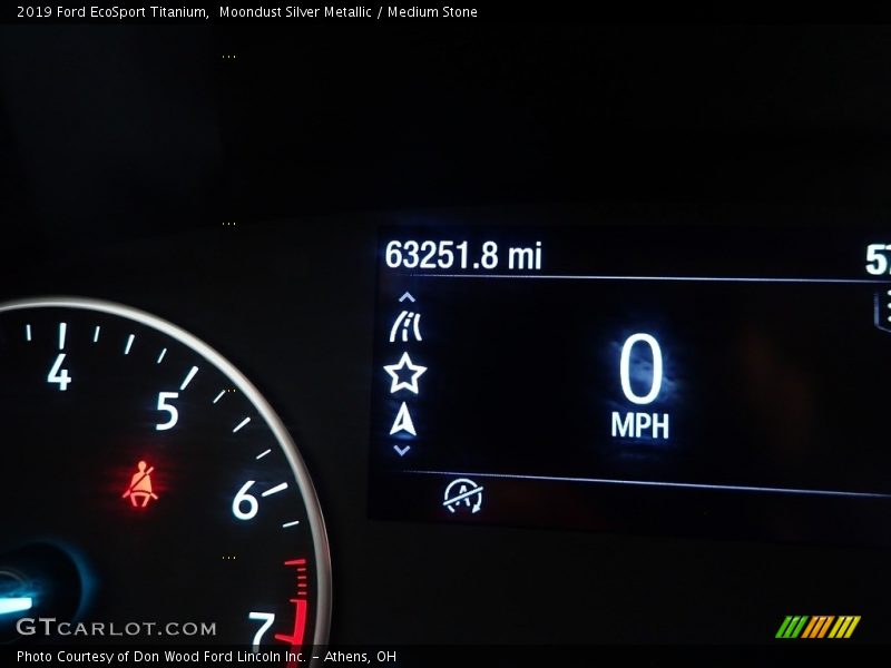 Moondust Silver Metallic / Medium Stone 2019 Ford EcoSport Titanium