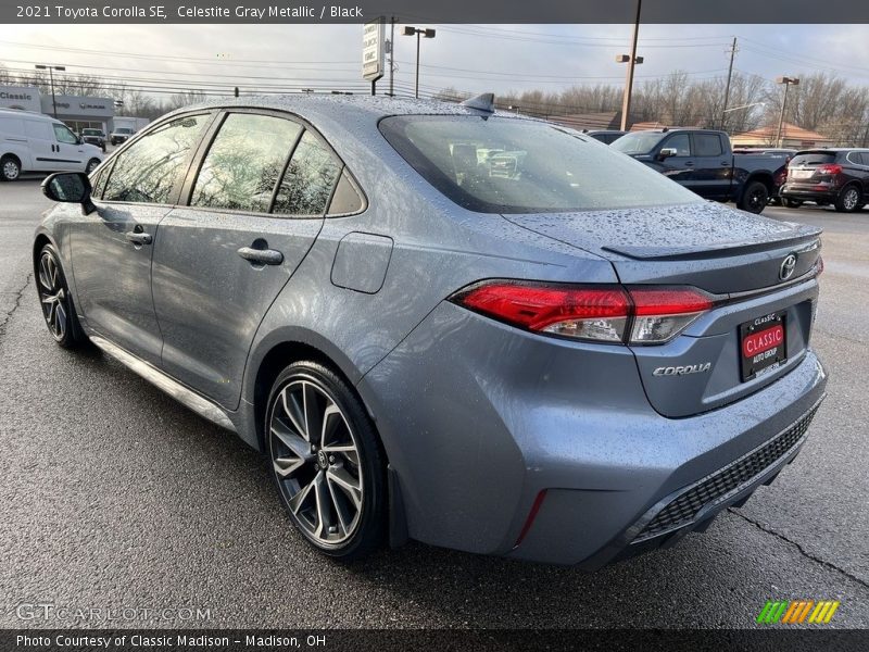 Celestite Gray Metallic / Black 2021 Toyota Corolla SE