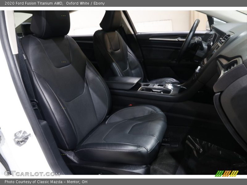 Front Seat of 2020 Fusion Titanium AWD