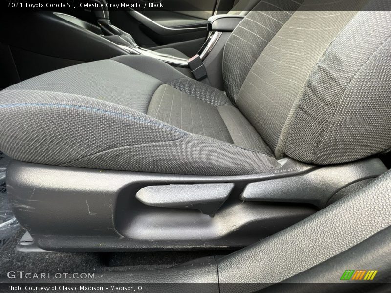Front Seat of 2021 Corolla SE