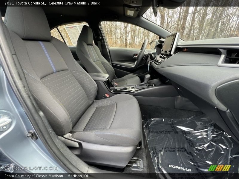 Front Seat of 2021 Corolla SE
