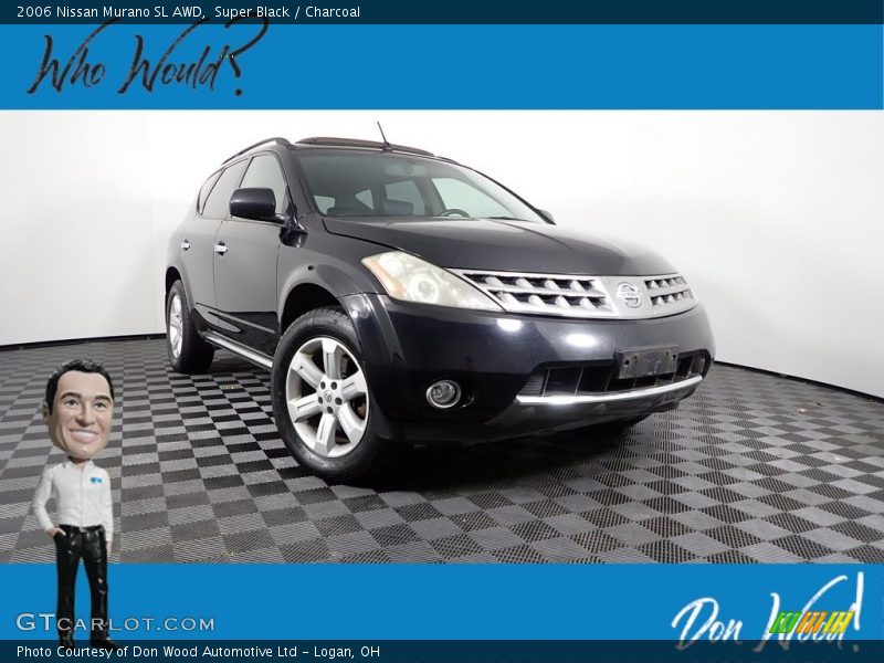 Super Black / Charcoal 2006 Nissan Murano SL AWD