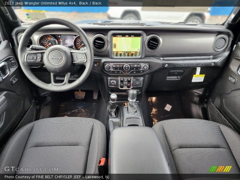 Dashboard of 2023 Wrangler Unlimited Willys 4x4