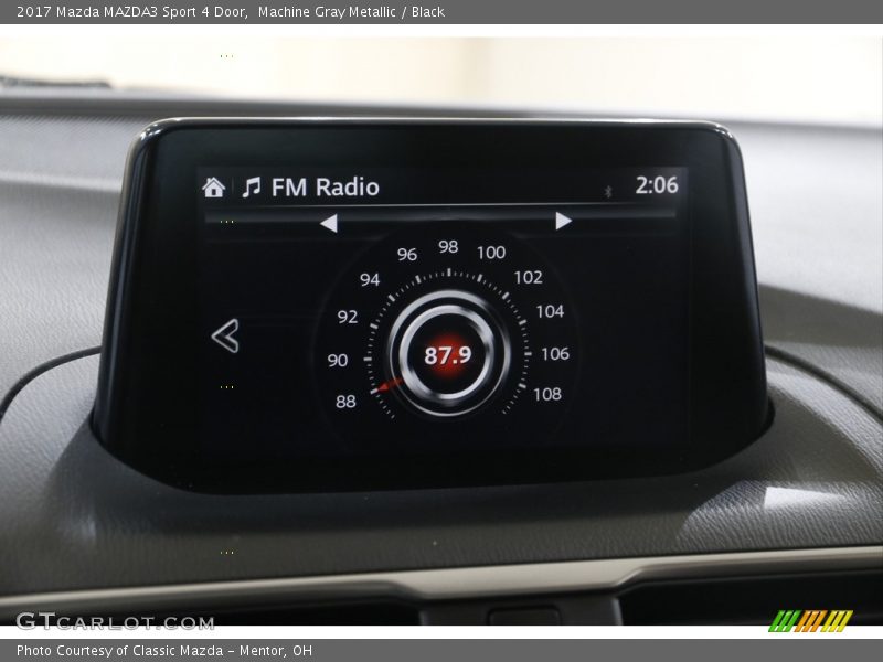 Machine Gray Metallic / Black 2017 Mazda MAZDA3 Sport 4 Door