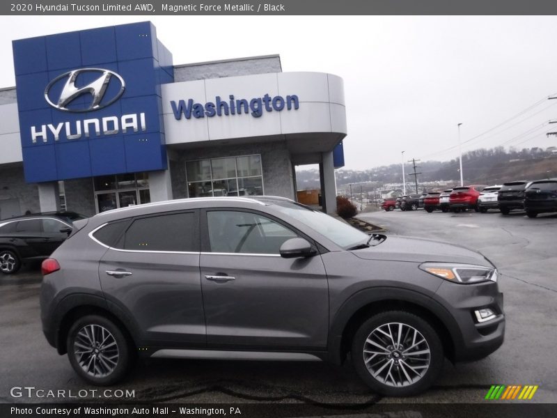 Magnetic Force Metallic / Black 2020 Hyundai Tucson Limited AWD