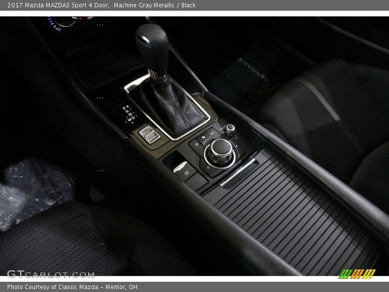 Machine Gray Metallic / Black 2017 Mazda MAZDA3 Sport 4 Door
