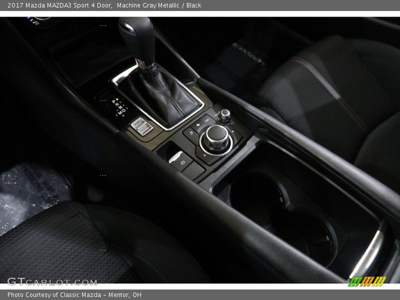 Machine Gray Metallic / Black 2017 Mazda MAZDA3 Sport 4 Door