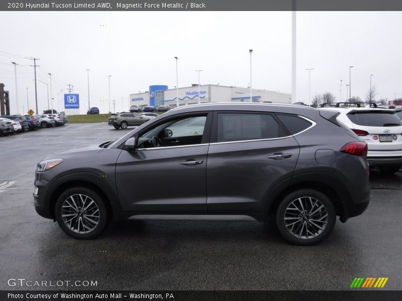 Magnetic Force Metallic / Black 2020 Hyundai Tucson Limited AWD