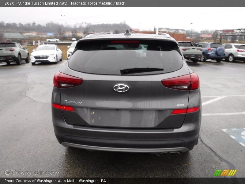 Magnetic Force Metallic / Black 2020 Hyundai Tucson Limited AWD