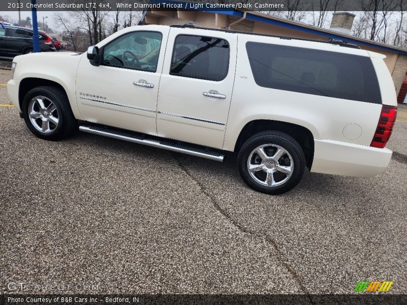 White Diamond Tricoat / Light Cashmere/Dark Cashmere 2013 Chevrolet Suburban LTZ 4x4