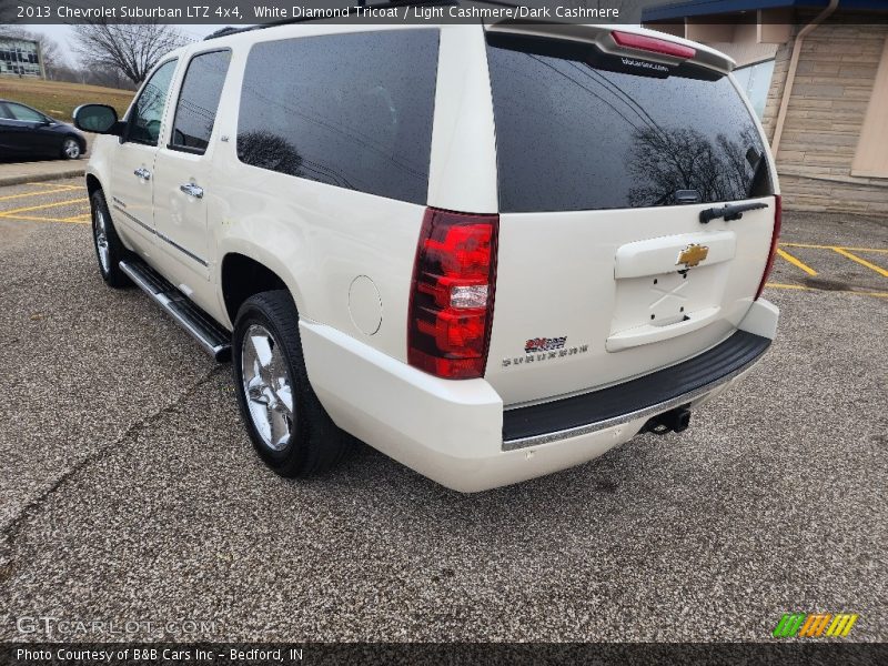 White Diamond Tricoat / Light Cashmere/Dark Cashmere 2013 Chevrolet Suburban LTZ 4x4
