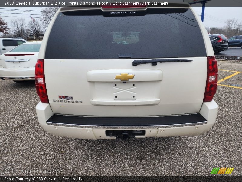 White Diamond Tricoat / Light Cashmere/Dark Cashmere 2013 Chevrolet Suburban LTZ 4x4