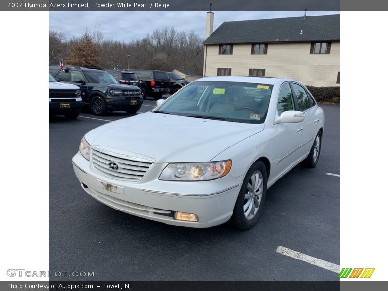 Powder White Pearl / Beige 2007 Hyundai Azera Limited