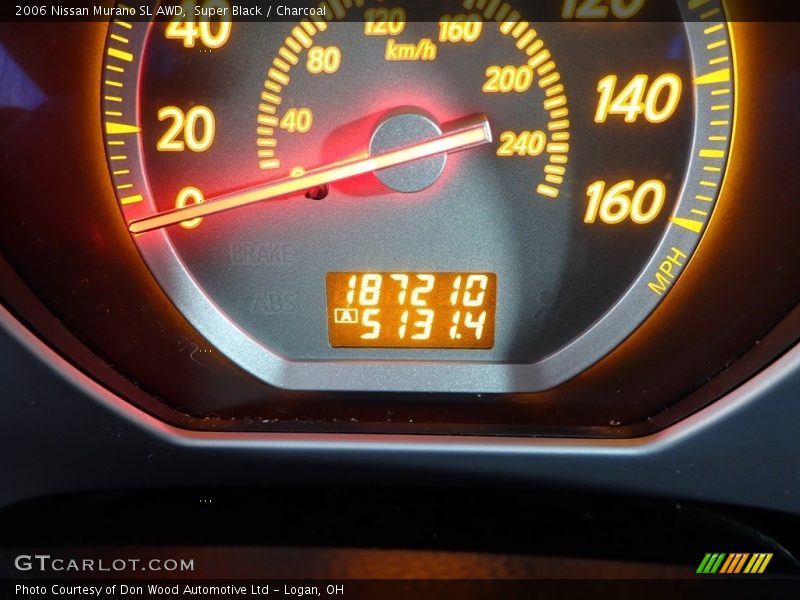 Super Black / Charcoal 2006 Nissan Murano SL AWD