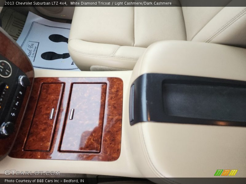 White Diamond Tricoat / Light Cashmere/Dark Cashmere 2013 Chevrolet Suburban LTZ 4x4
