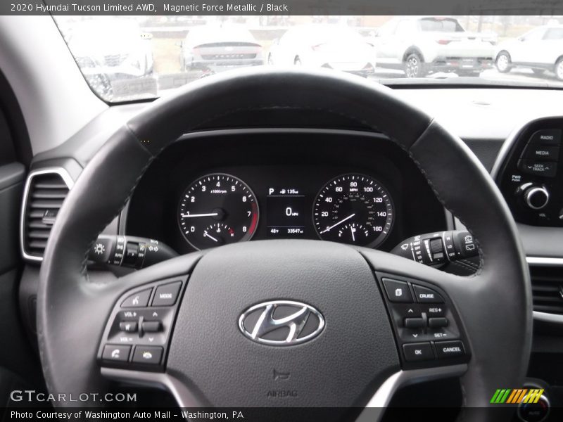Magnetic Force Metallic / Black 2020 Hyundai Tucson Limited AWD