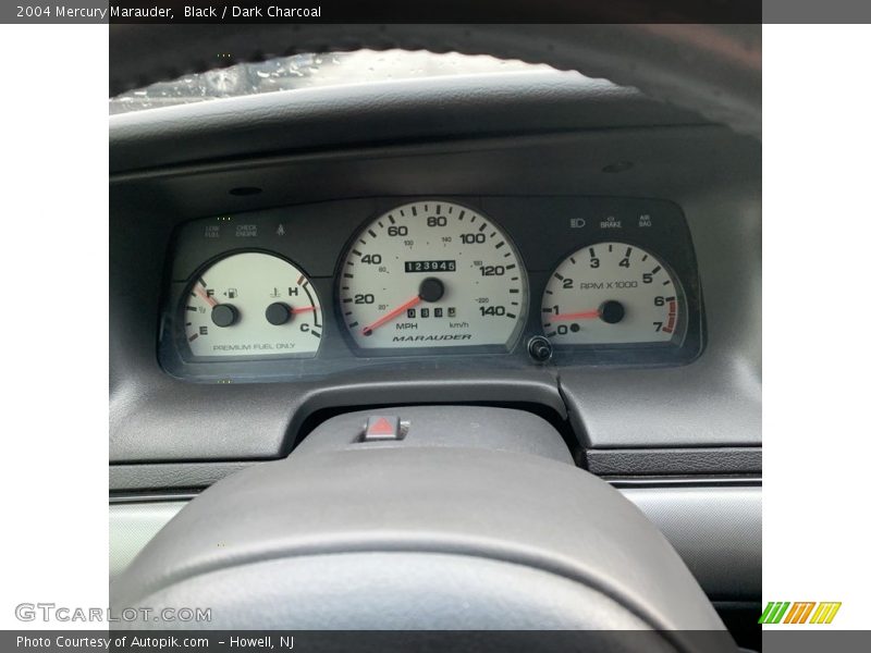 Black / Dark Charcoal 2004 Mercury Marauder