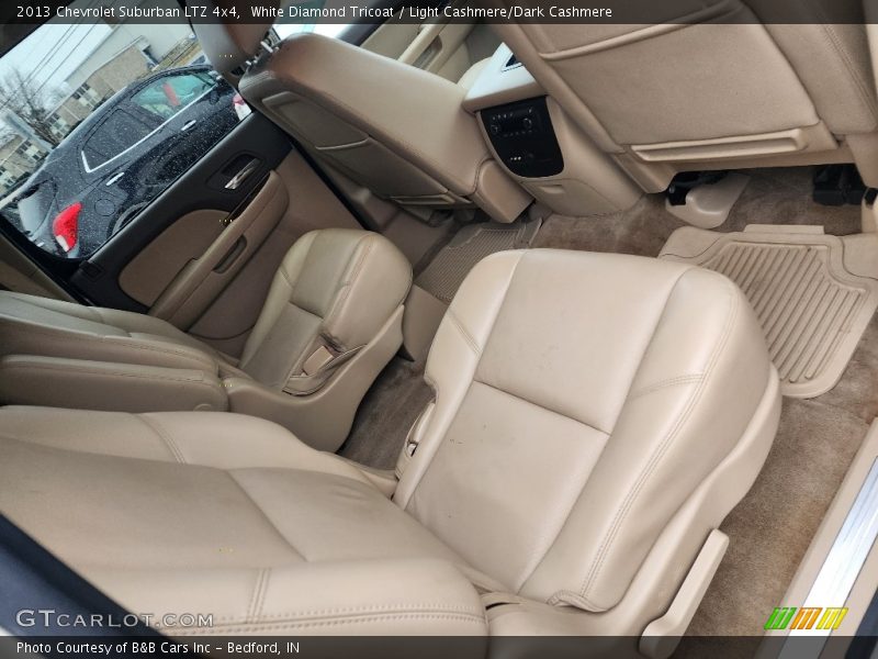White Diamond Tricoat / Light Cashmere/Dark Cashmere 2013 Chevrolet Suburban LTZ 4x4