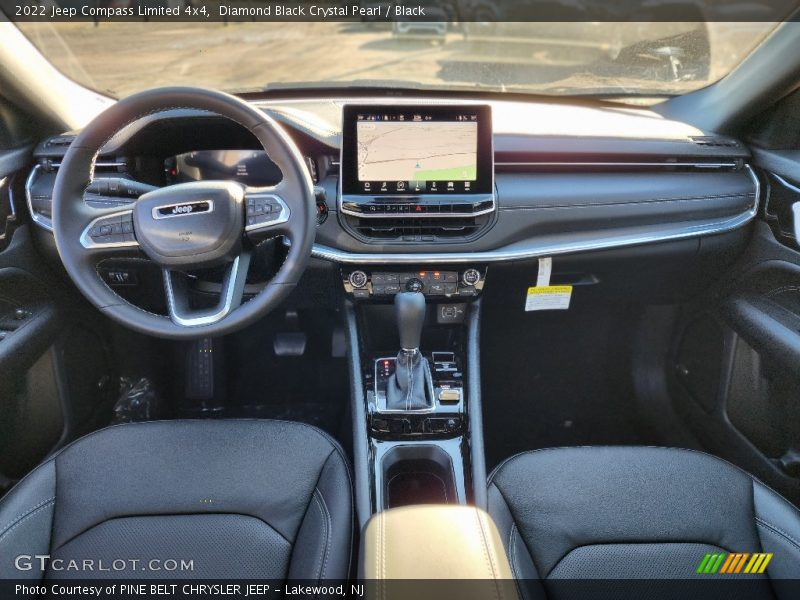 Diamond Black Crystal Pearl / Black 2022 Jeep Compass Limited 4x4