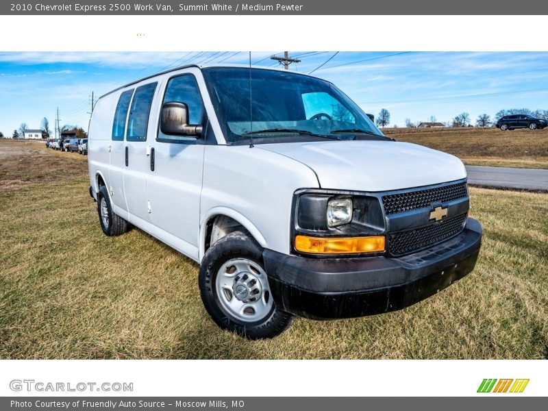 Summit White / Medium Pewter 2010 Chevrolet Express 2500 Work Van