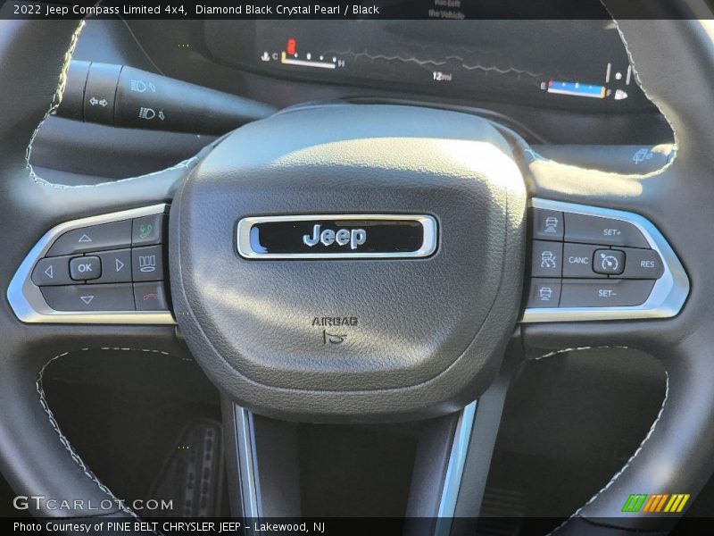 Diamond Black Crystal Pearl / Black 2022 Jeep Compass Limited 4x4