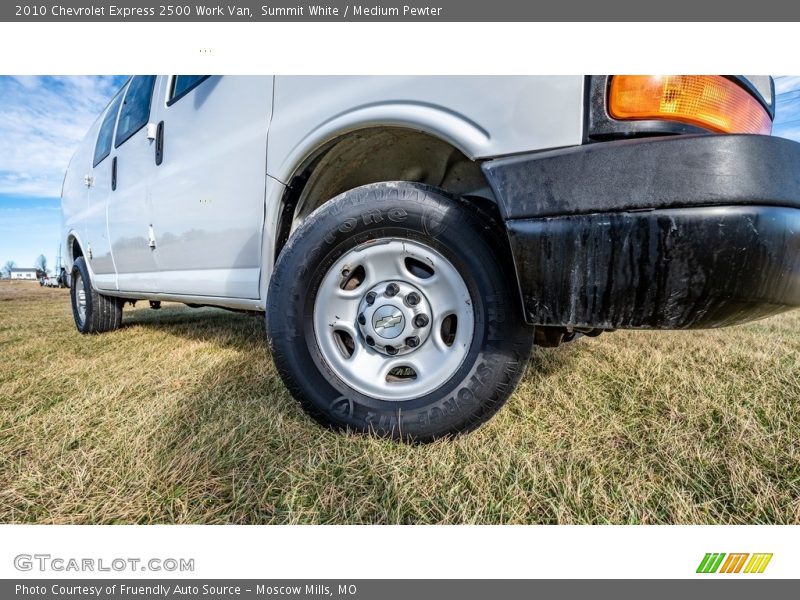 Summit White / Medium Pewter 2010 Chevrolet Express 2500 Work Van