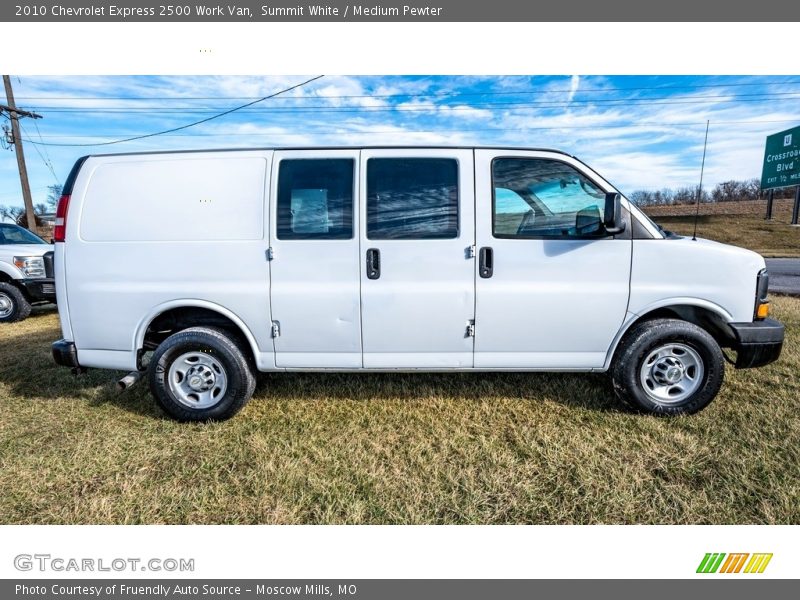 Summit White / Medium Pewter 2010 Chevrolet Express 2500 Work Van