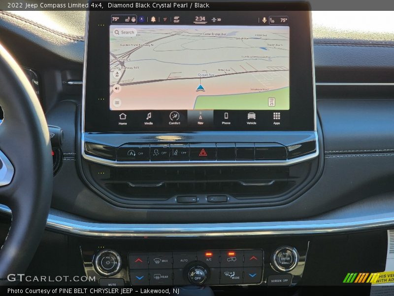 Diamond Black Crystal Pearl / Black 2022 Jeep Compass Limited 4x4